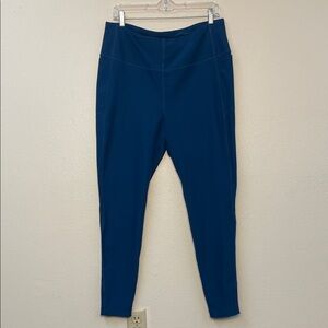 Mondetta High Waist Performance Luxury Leggings Navy Dark Blue Women’s XL Yoga